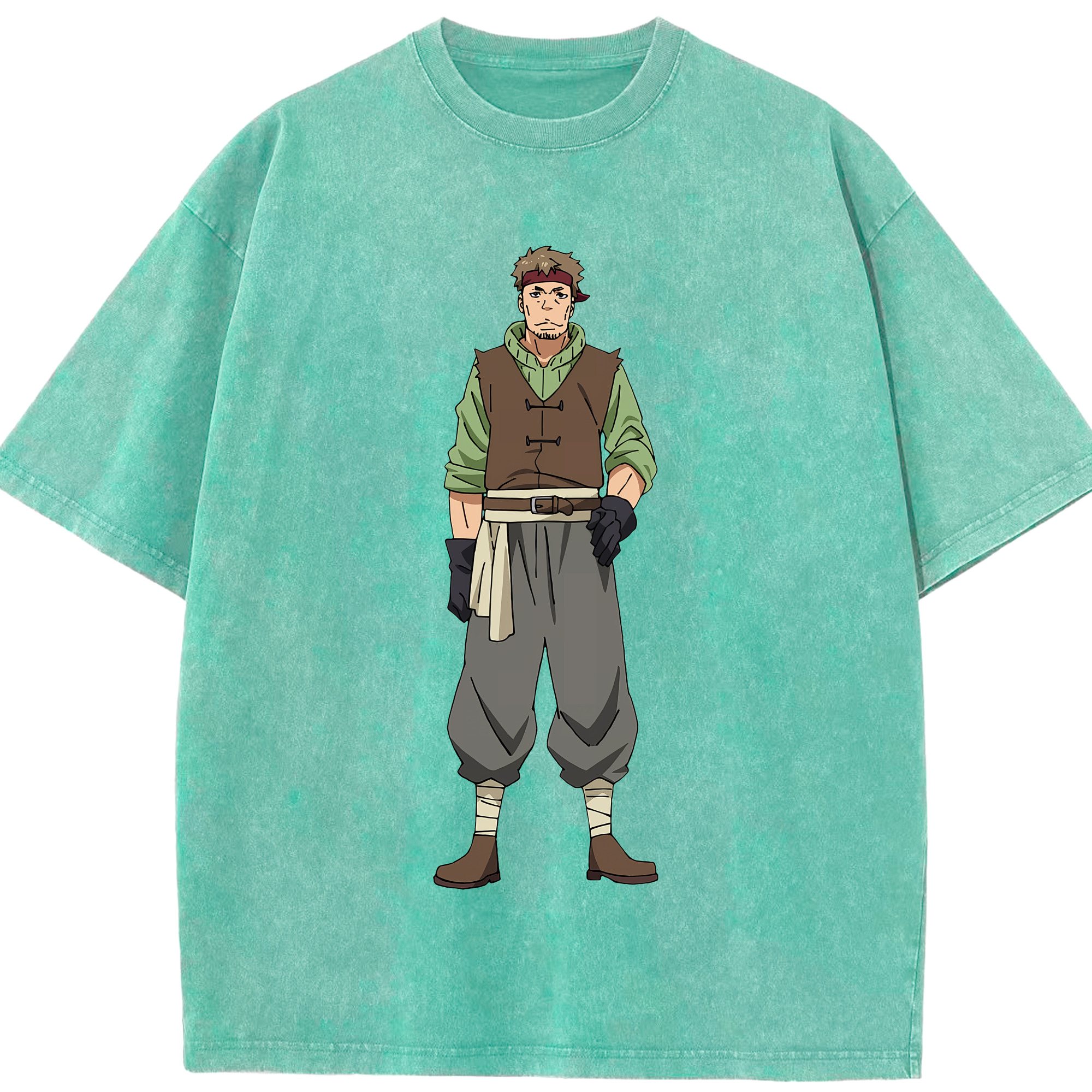 （画像用） 転スラ Regarding Reincarnated to Slime 綿100% ヴィンテージ風 半袖Tシャツ（フロントプリント）